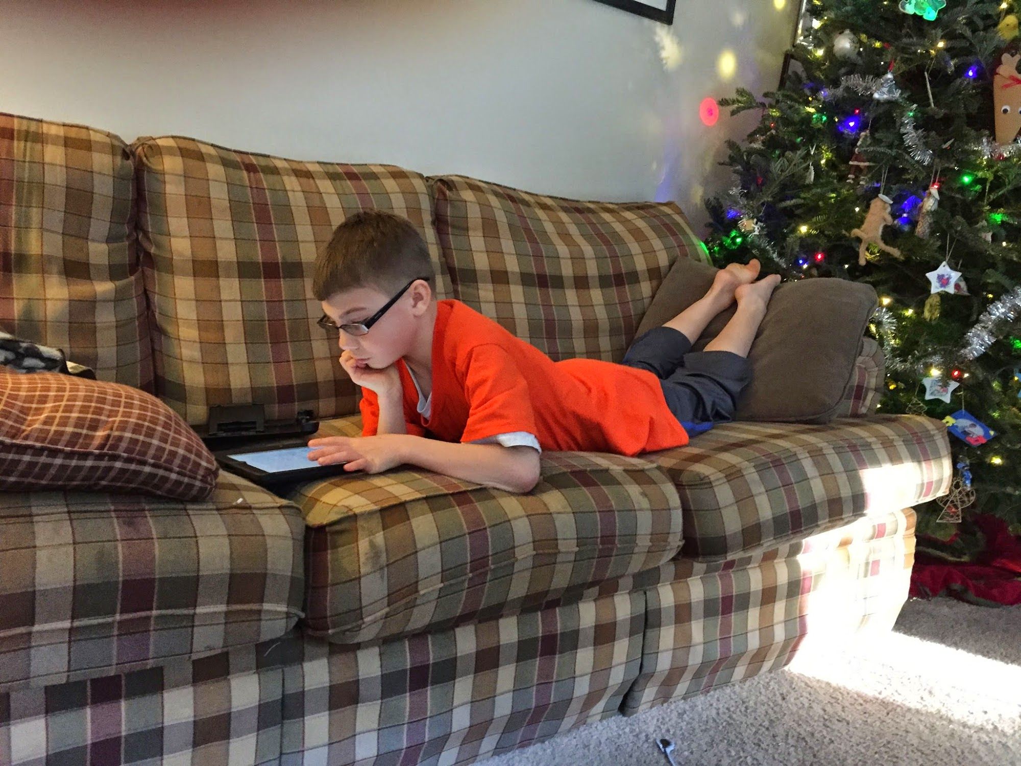 My big boy reading