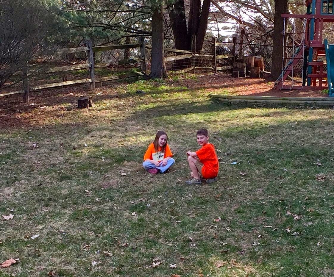 9 years of friendship for these two campers.
