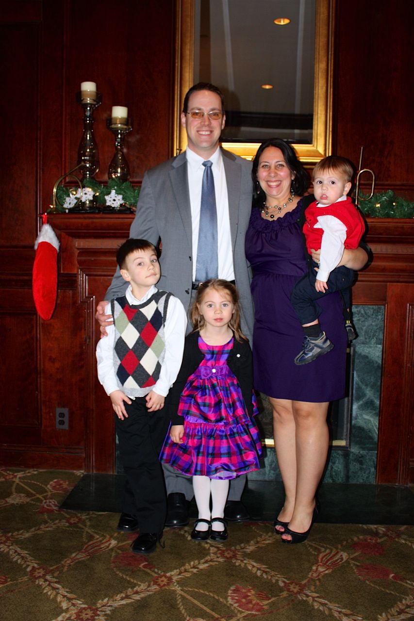 Family picture at Hubby's uncle's wedding