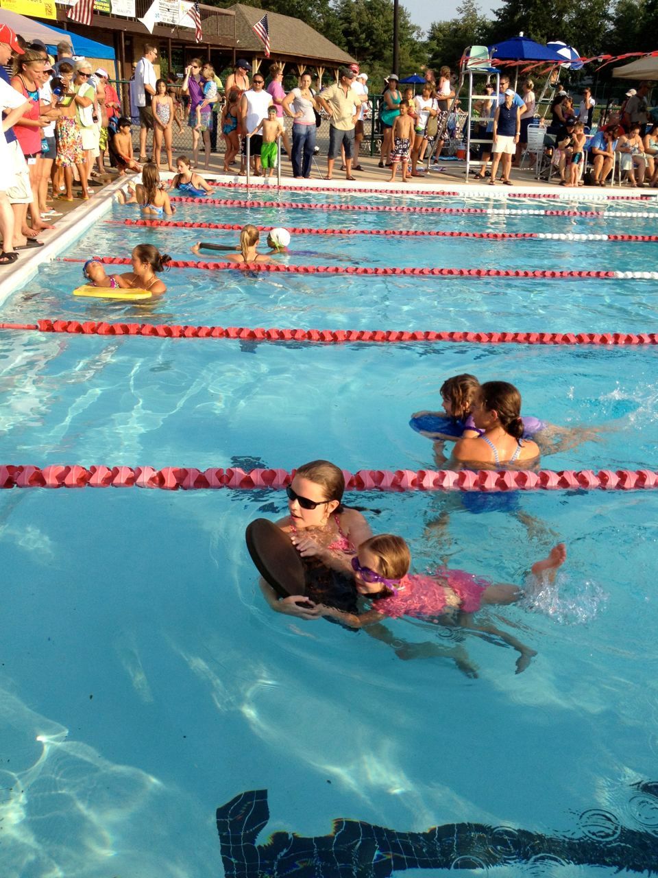 Coach Jeni helping Buggy along