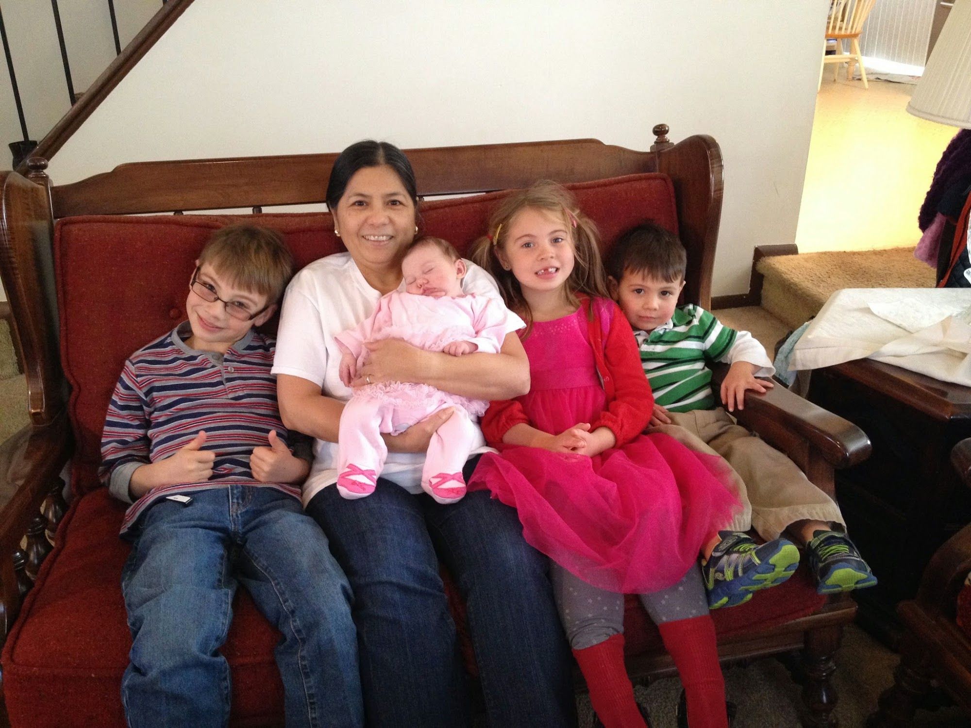 Celebrating Lola's birthday