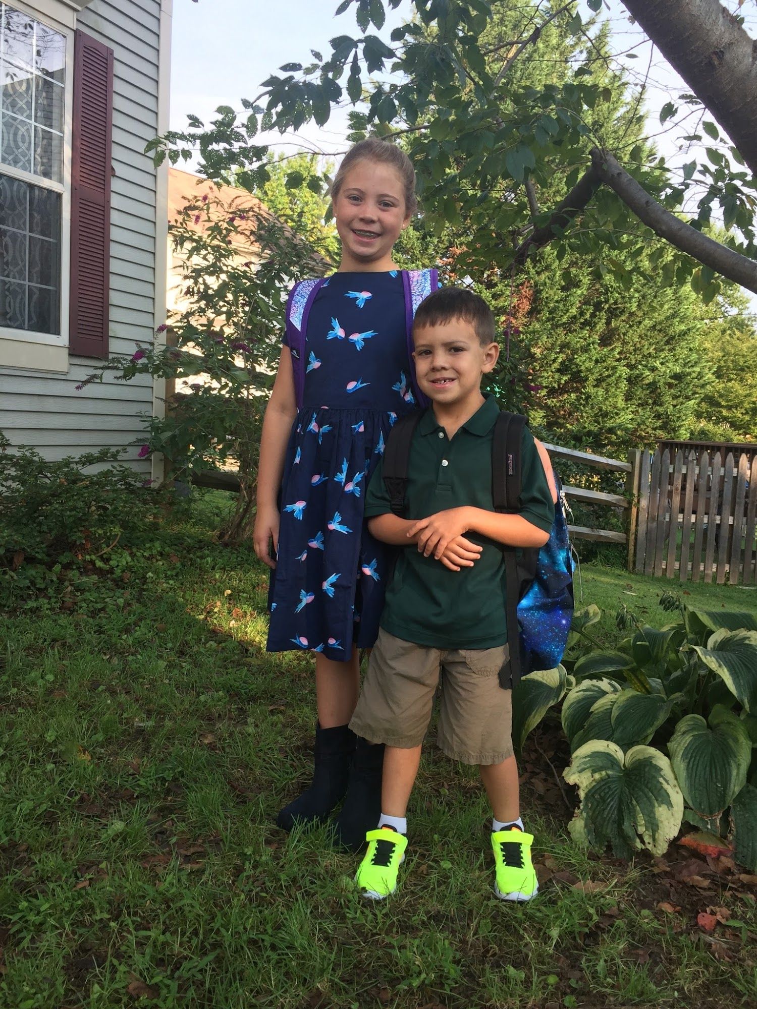 Third grade and first grade, here they come!