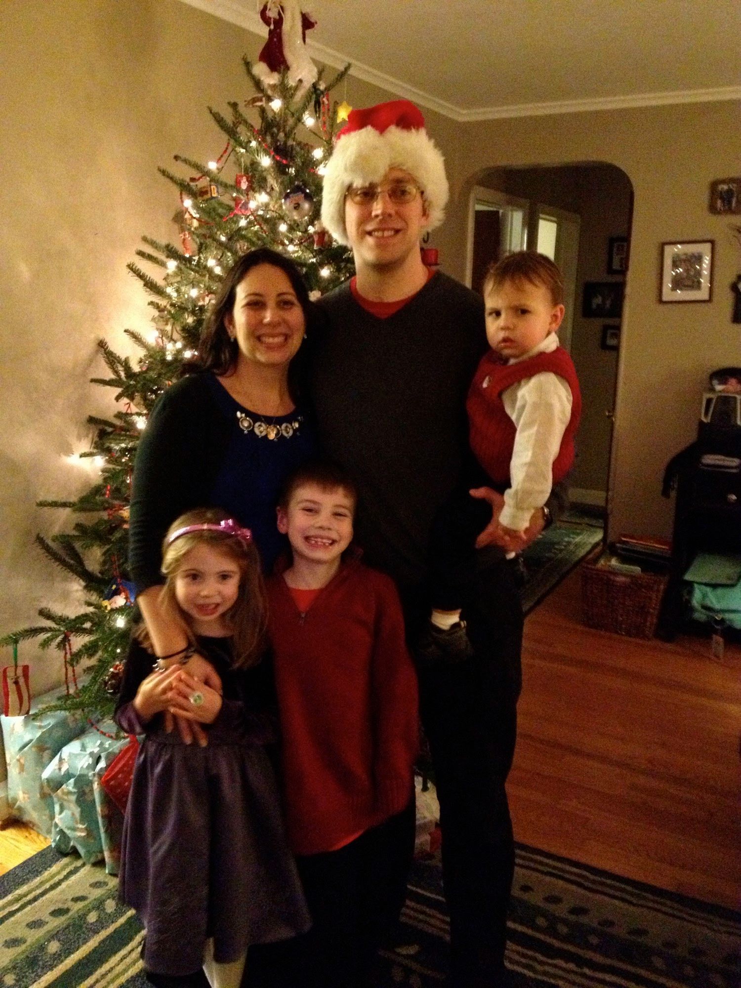 Annual Christmas picture at my SIL's House