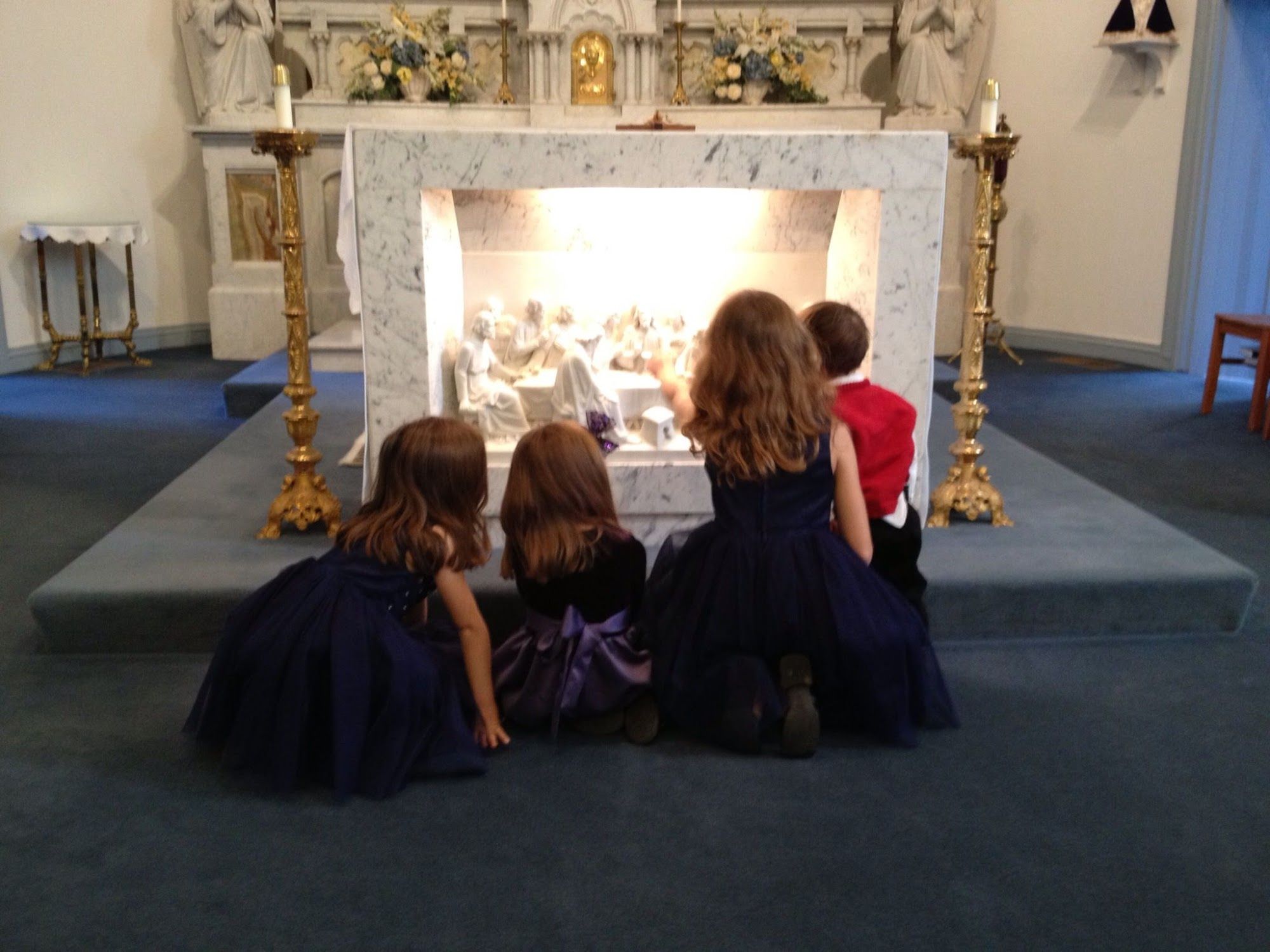 My niece explaining The Last Supper