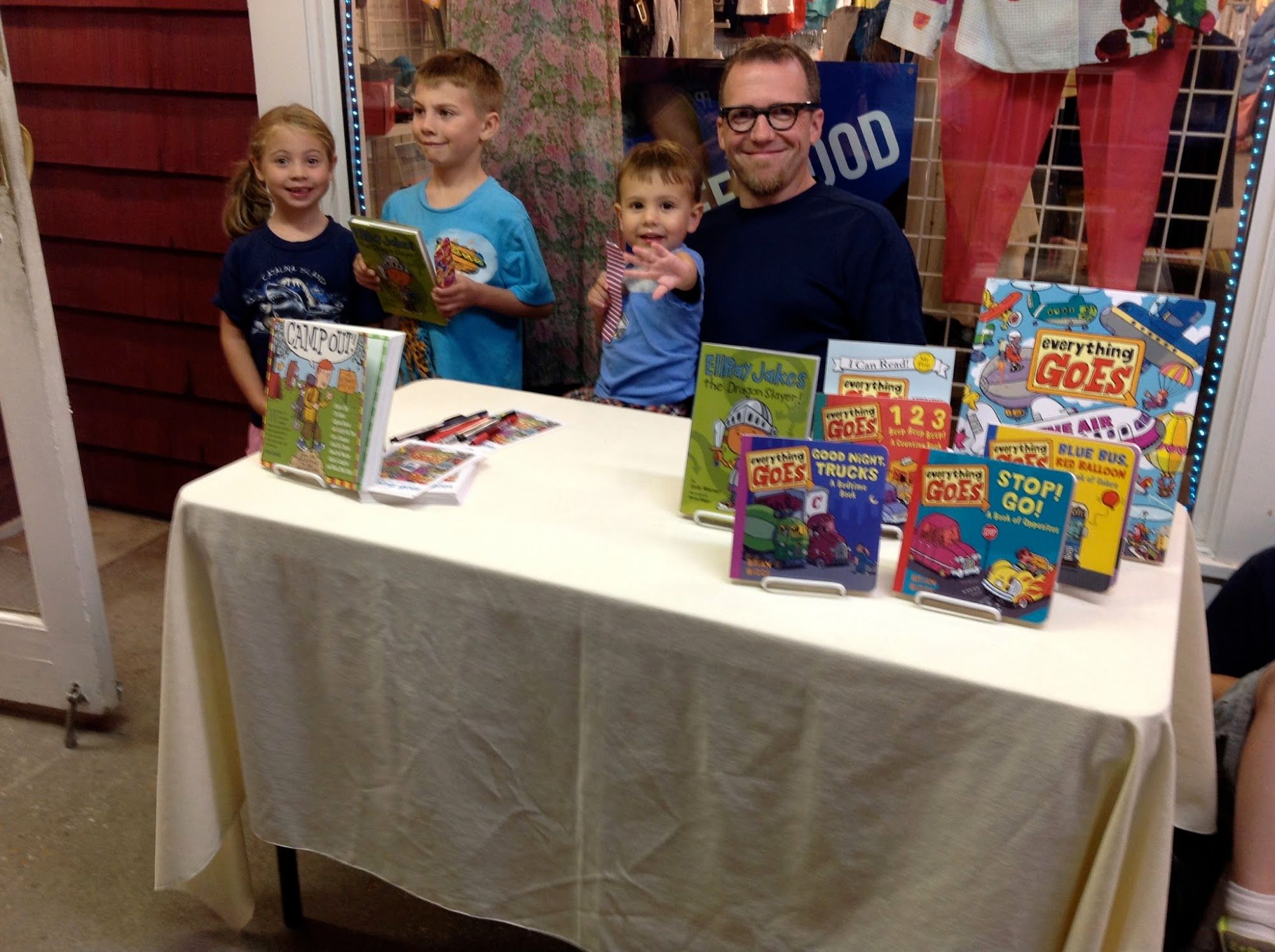  Picture with author/illustrator Brian Biggs  