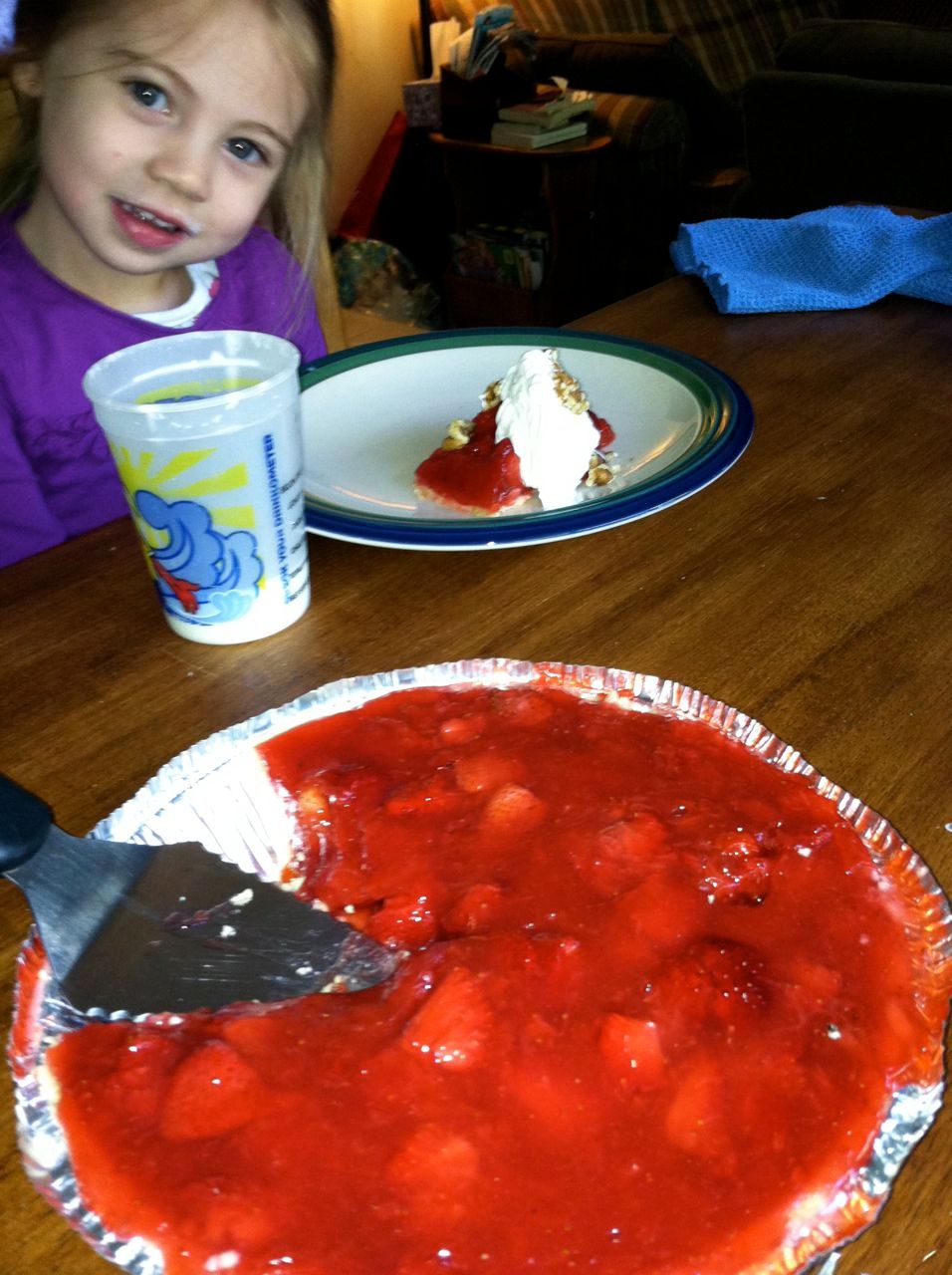 Yes, pie for breakfast. No judging!