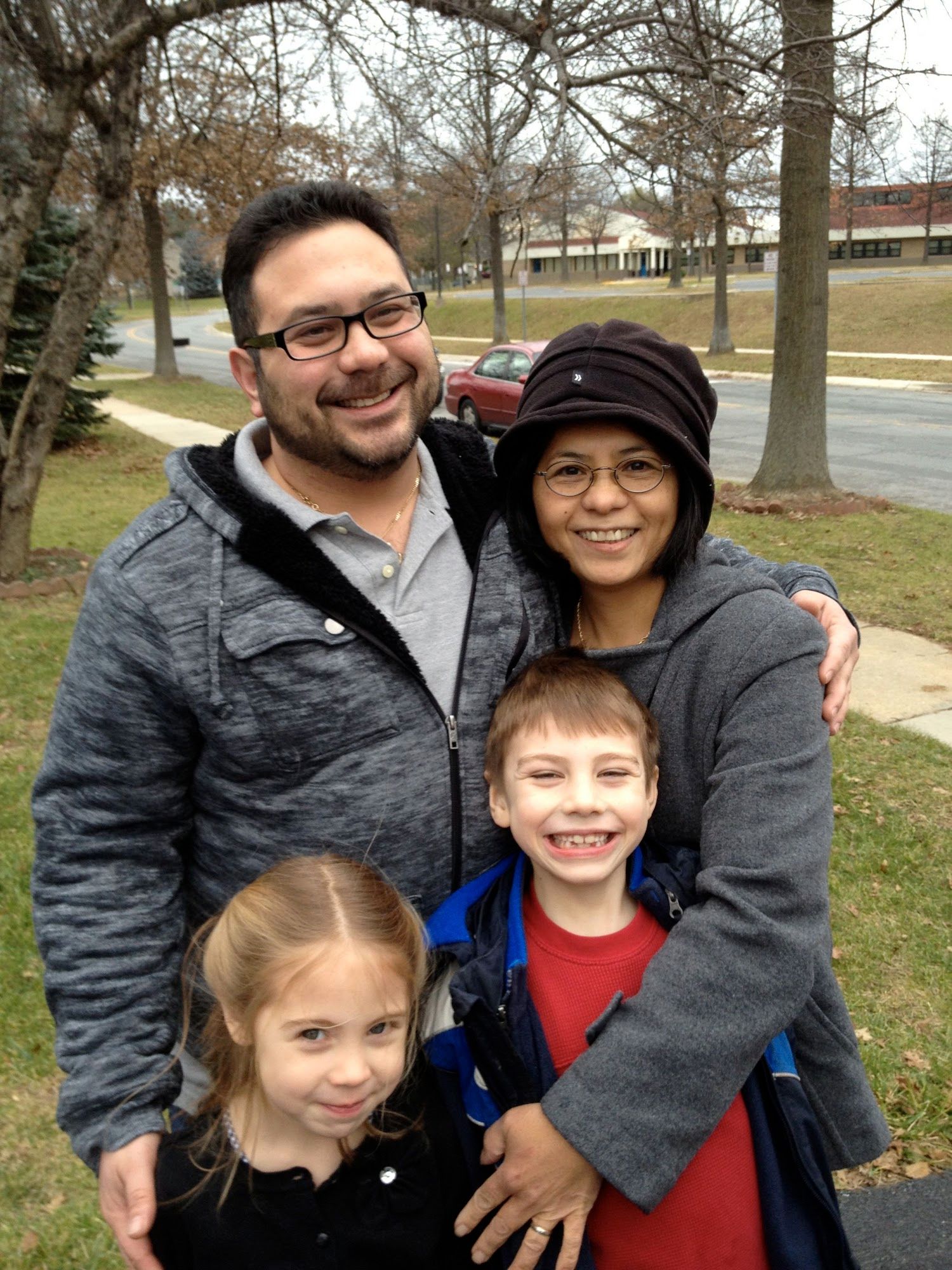 Bing, my mom, and the big kids