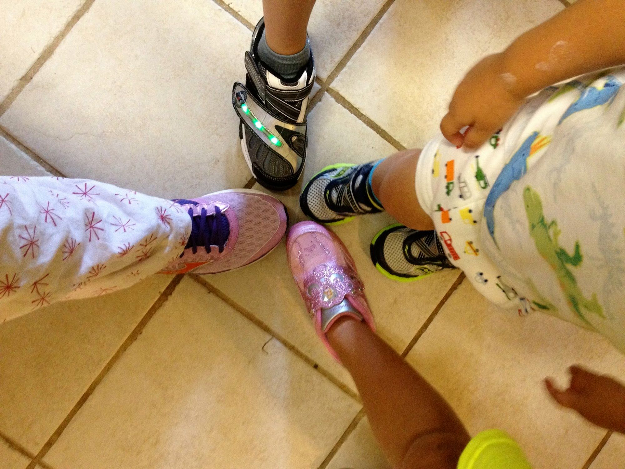 Showing off our new shoes :)