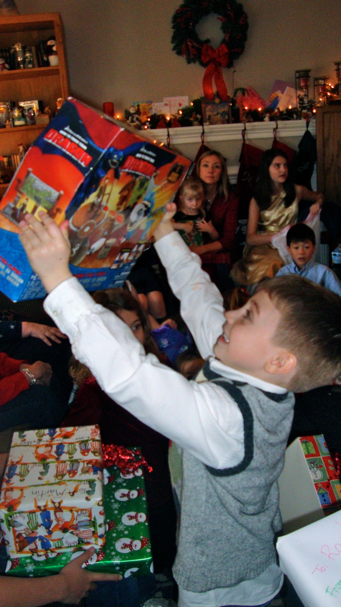 That is the look of pure joy from Boogs when he received a