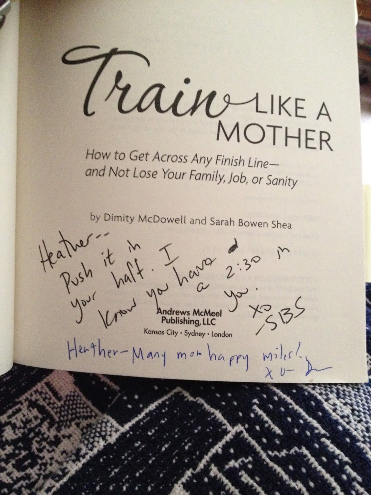 They signed my book!