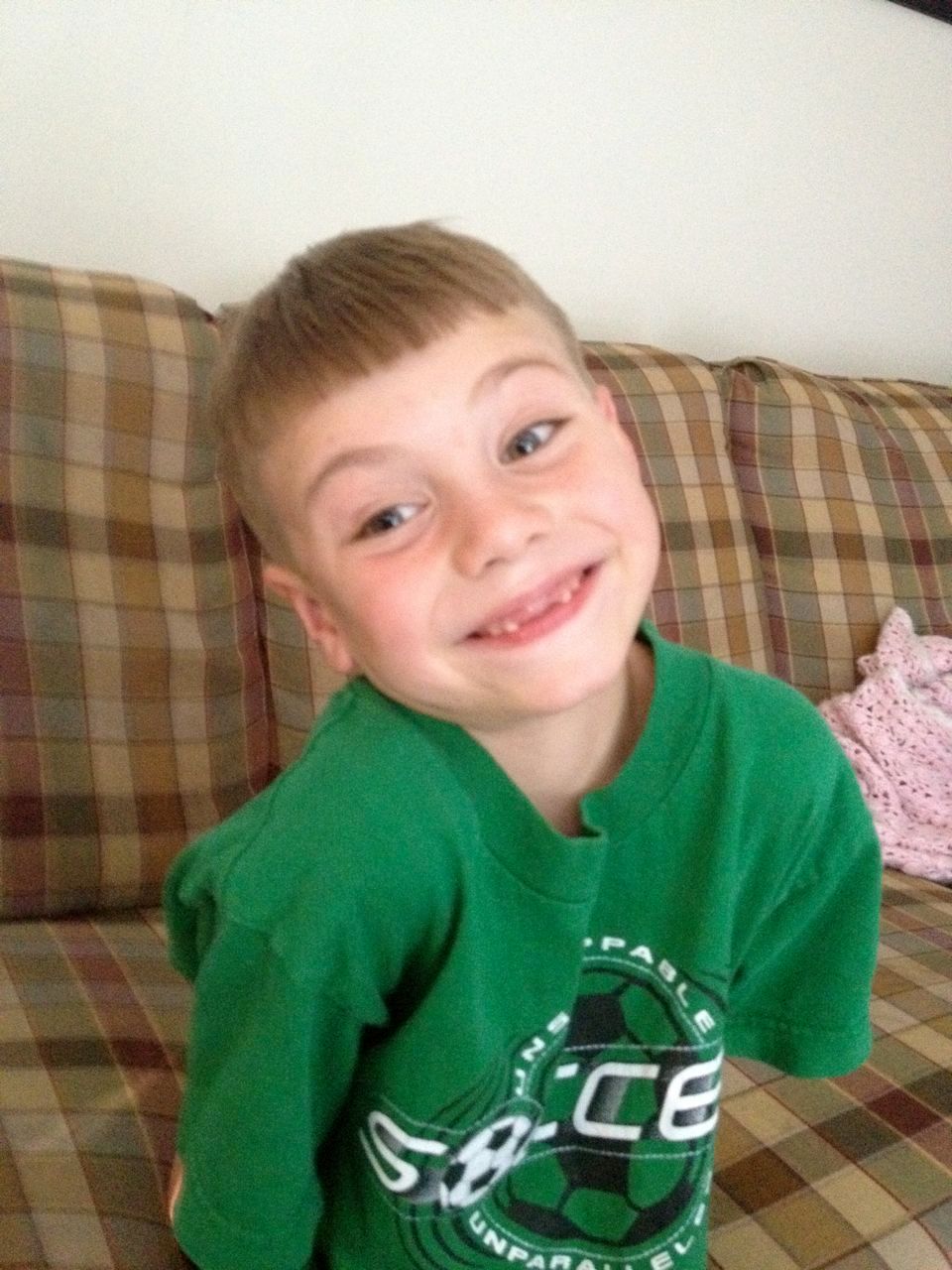 Lost his 4th Tooth