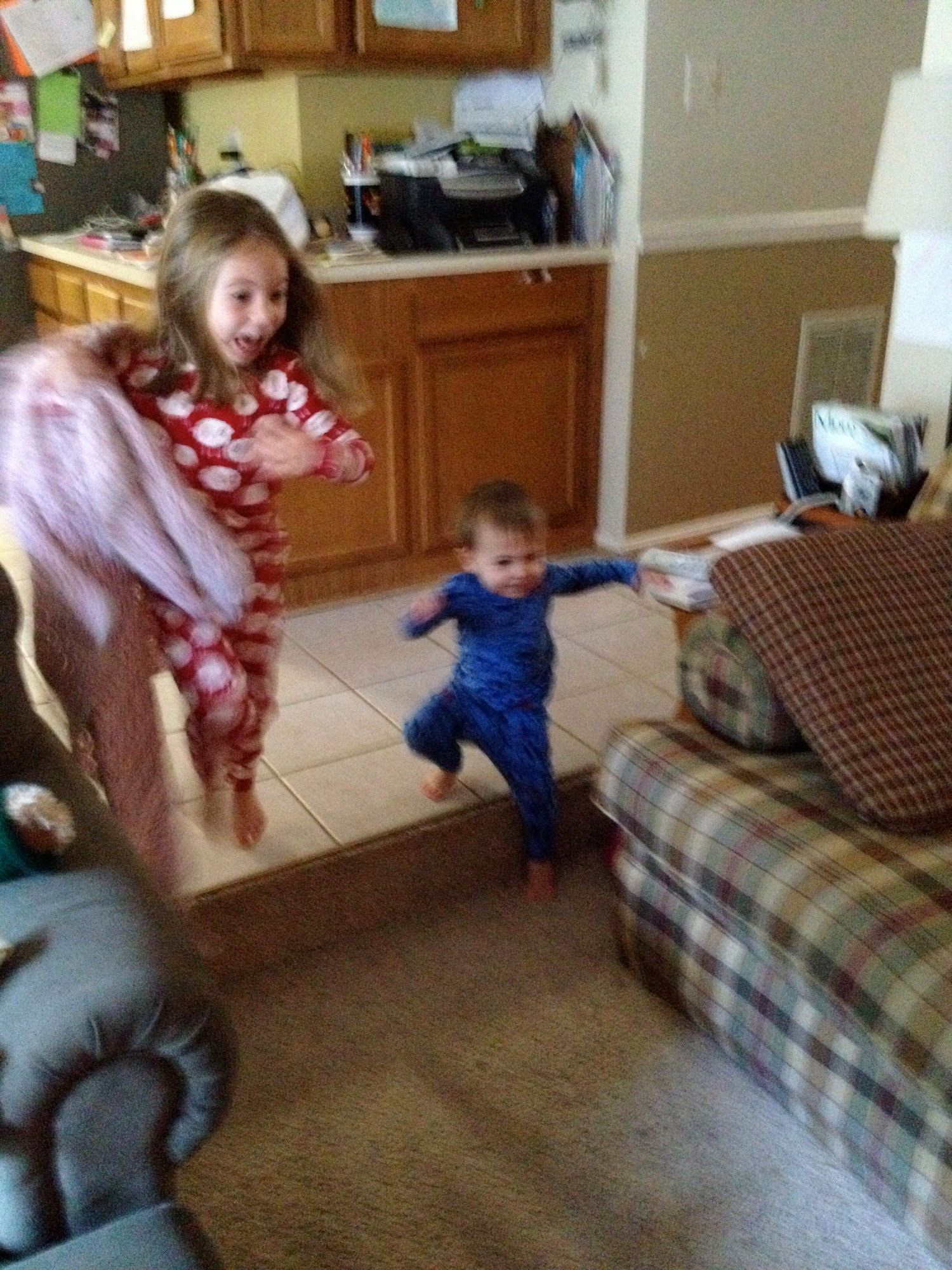 Super Blurry, but you can't still see their excitement