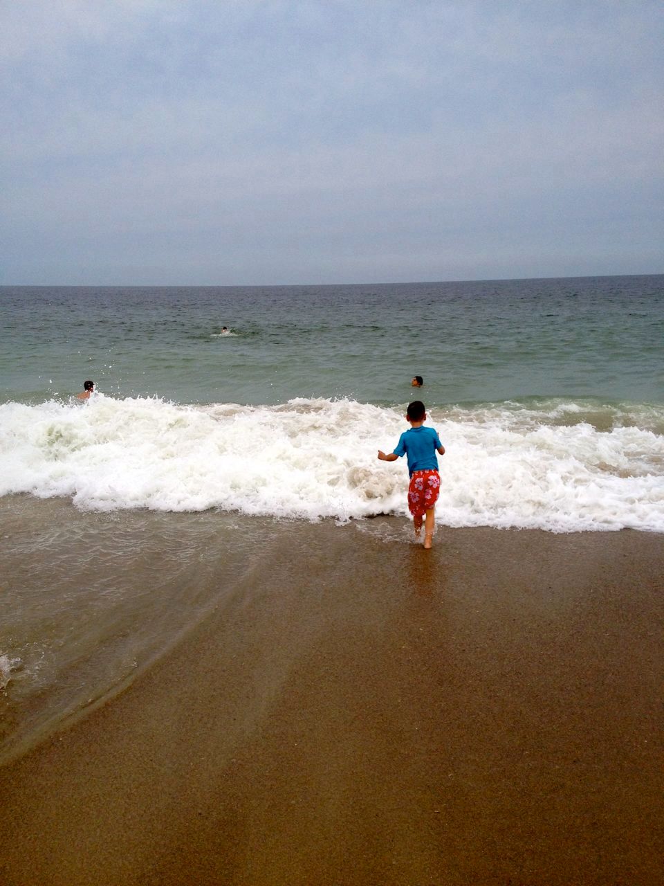 Boogie very rarely joined us on the sand. He was on the go and loved the beach!