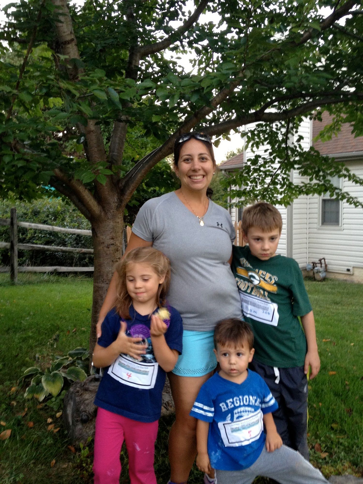 Me with the next generation of runners