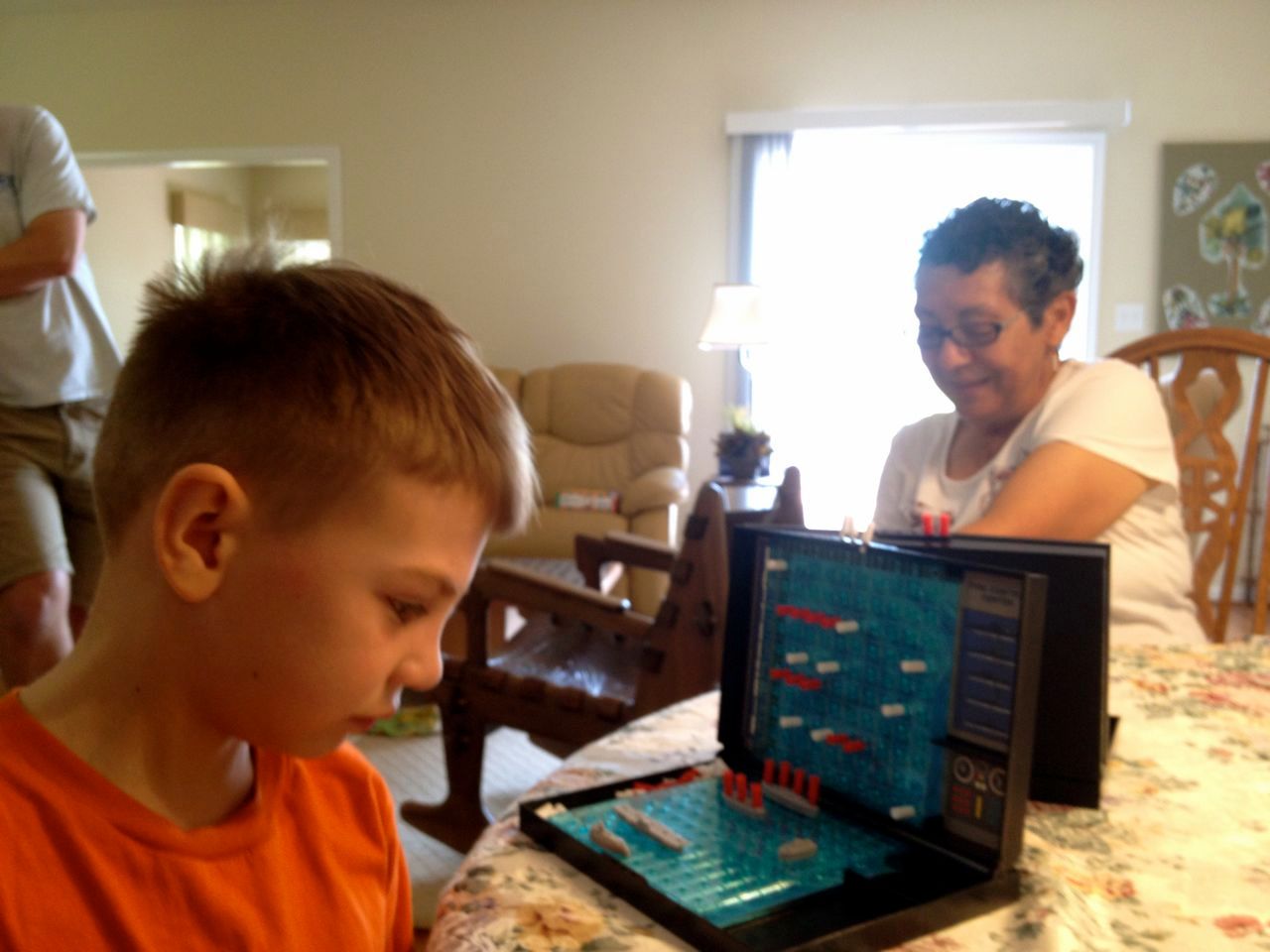 Boogie and Epita playing Battleship