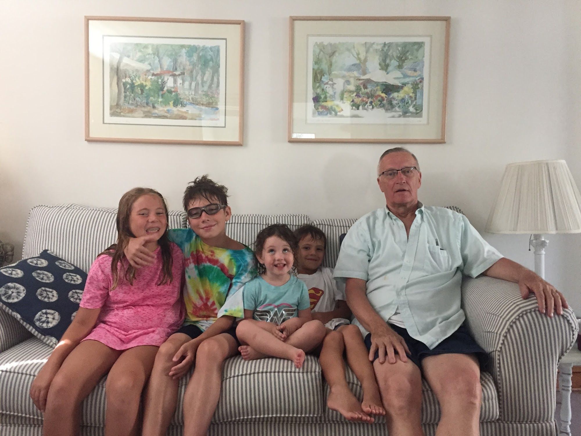 Grandpa and the kiddos