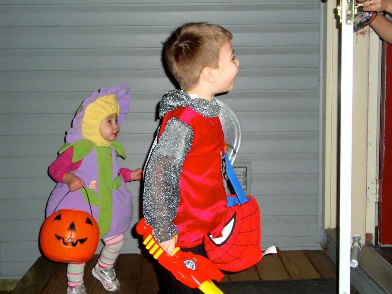 Visiting my parents for Trick-or-Treating
