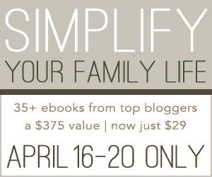 2nd Annual Simplify Your Family Life Book Sale!