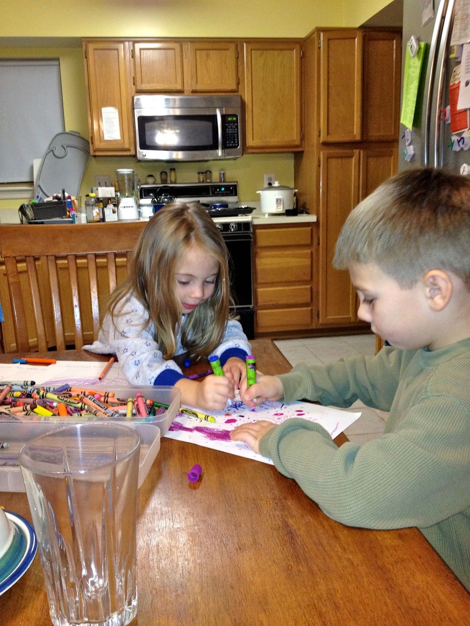 Almost Wordless Wednesday--Cooperative Play