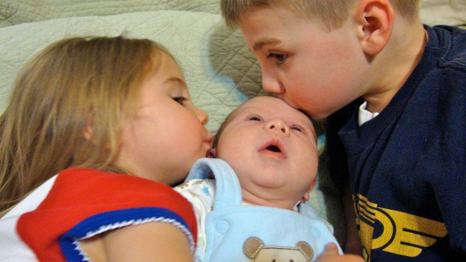 Almost Wordless Wednesday: Sibling Love