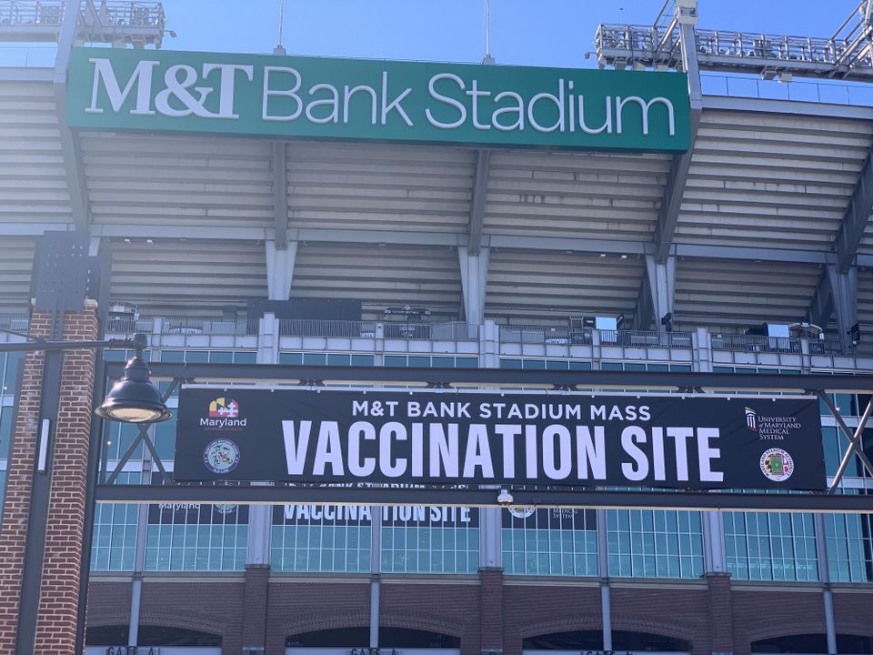 What to Expect at Baltimore’s Mass Vaccination Site at M&T Stadium